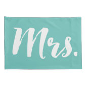 PixDezines mr/mrs/b+w/DIY背景色 枕カバー (裏面-右)