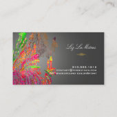 PixDezines muranoガラスシャンデリア/DIYカラー 名刺 (裏面)