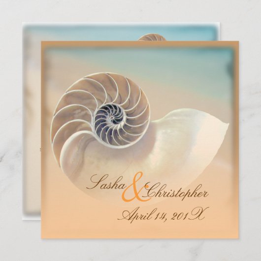 PixDezines NAUTILUS招待状 招待状 (正面/裏面)