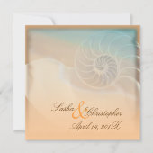 PixDezines nautilus、diy招待状 招待状 (正面)