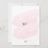 PixDezines Ohベビーバルーンベビーシャワー 招待状 (裏面)