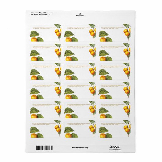 PixDezines Orchard/Peaches/Redoute ラベル (フルシート)