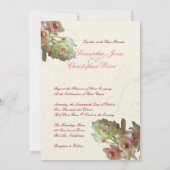 PixDezines Orchid +装飾用の飾り5x7 招待状 (裏面)