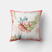 PixDezines Orchid Isle、熱帯、フレームDIY クッション (裏面)