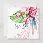 PixDezines Orchid Isle,至福ピンクオーキッド 招待状 (裏面)