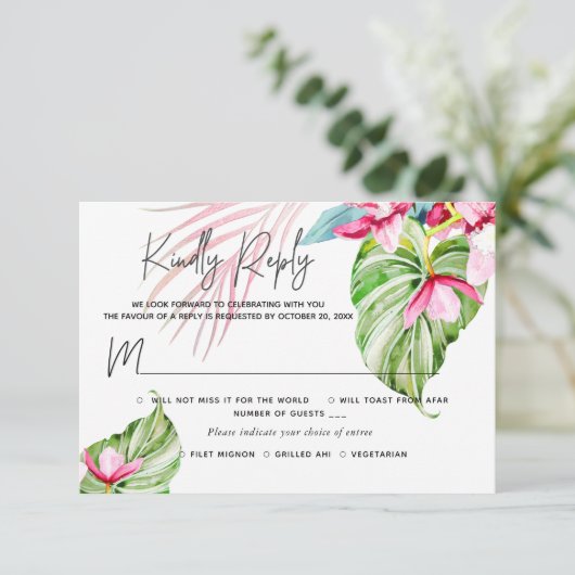 PixDezines Orchid Isle RSVP w Meal Pink (スタンド正面)