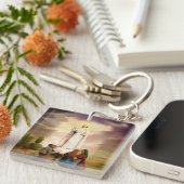 PixDezines Our Lady of Fatima キーホルダー (正面右)