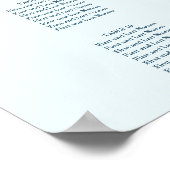 PixDezines Palm、プラチナ、座席表 ポスター (角)