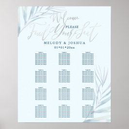 PixDezines Palm、プラチナ、座席表 ポスター