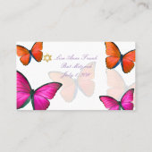 PixDezines Papillon/（ユダヤ教の）バル・ミツバー座席表 プレイスカード (裏面)