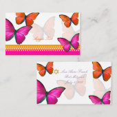 PixDezines Papillon/（ユダヤ教の）バル・ミツバー座席表 プレイスカード (正面/裏面)