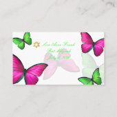 PixDezines Papillon/(ユダヤ教の)バル・ミツバー座席表 プレイスカード (裏面)