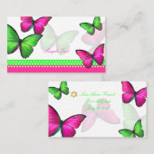 PixDezines Papillon/(ユダヤ教の)バル・ミツバー座席表 プレイスカード (正面/裏面)