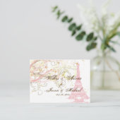 PixDezines PARIS PINKエッフェルタワー+ウィッシュ+アドバイス アドバイスカード (スタンド正面)