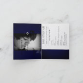 PixDezines PASSPORTバー（ユダヤ教の）バル・ミツバー 招待状 (内部)