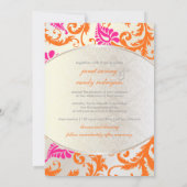 PixDezines pavoダマスク 招待状 (裏面)