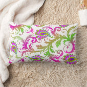 PixDezines pavo damask/diy背景色 ランバークッション (ブランケット)