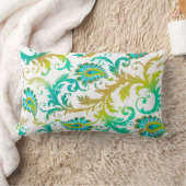 PixDezines pavo damask/diy背景色 ランバークッション (ブランケット)