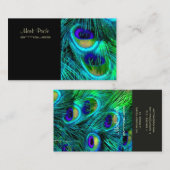 PixDezines Peacockサイケデリックカスタマイズだ！ 名刺 (正面/裏面)