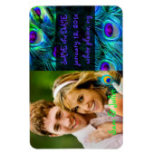 PixDezines peacock写真救日/DIYフォント マグネット (縦)