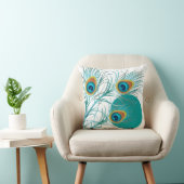 PixDezines peacock/サイケデリックdiy背景 クッション (椅子)