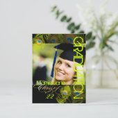 PixDezines Peacock, 2012 Sgarition,diy Background 招待状 (スタンド正面)