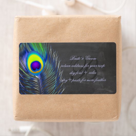 PixDezines peacock/chalkboard ラベル (インサイチュ)