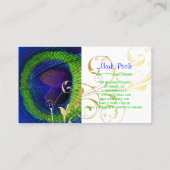 PixDezines Peacock eye/cobalt+emerald 名刺 (裏面)
