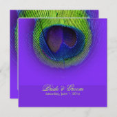 PixDezines Peacock Eye/diy 招待状 (正面/裏面)