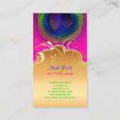 PixDezines Peacock eye+filigree旋回 名刺 (裏面)