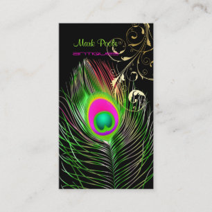 PixDezines Peacock+filigree旋回/diy背景 名刺