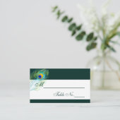 PixDezines Peacock Plumes/座席表 プレイスカード (スタンド正面)