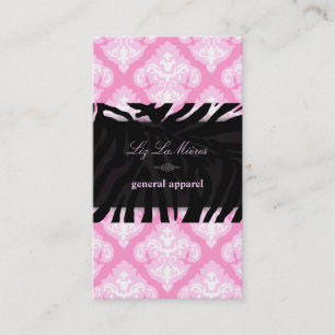 PixDezines Pink+White Olivia Damask/diy背景 名刺
