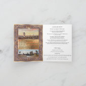 PixDezines Psalm 23, A Song of David，ヘブライ語 カード (内部)