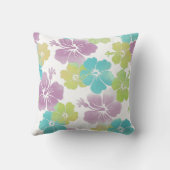 PixDezines purpl hibiscus leis/diy背景 クッション (裏面)