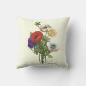 PixDezines redoute anemones クッション (裏面)