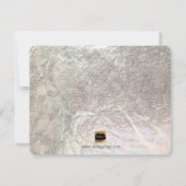 PixDezines Rehearsal Diner/フェイクSilver紙吹雪 招待状 (裏面)