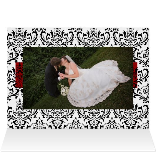 PixDezines Rossi Damask、赤/DIY背景色 (内部横(上))