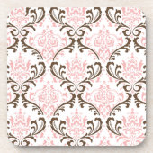 PixDezines Rossi Damask/DIYカラー コースター (正面)