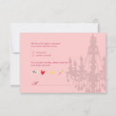 PixDezines rsvpシャンデリア 出欠カード (裏面)