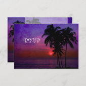 PixDezines rsvpフラサンセット 出欠カード (正面/裏面)