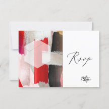 PixDezines RSVPレッドウォーター色バルミツワー✡