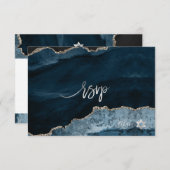 PixDezines RSVP水彩画バー(ユダヤ教の)バル・ミツバー✡ 出欠カード (正面/裏面)