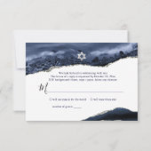 PixDezines RSVP ウォーターカラー アゲート バー ミツバ祭 ✡ (裏面)