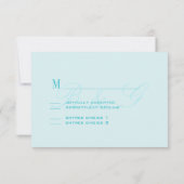 PixDezines RSVP コンテンポラリー + classy/aqua (裏面)