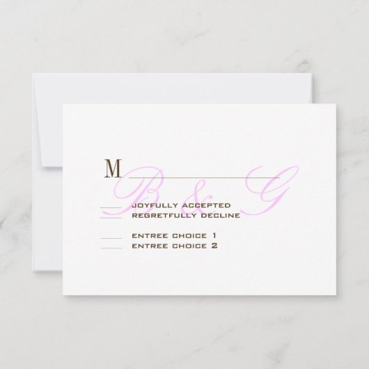 PixDezines RSVP +コンテンポラリー classy/chocolate (裏面)