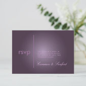 PixDezines RSVP +コンテンポラリー classy/plum (スタンド正面)
