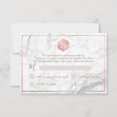 PixDezines RSVP スウィート ハニカム フェイク ローズゴールド (裏面)