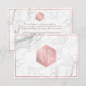 PixDezines RSVP スウィート ハニカム フェイク ローズゴールド (正面/裏面)