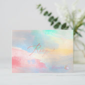 PixDezines RSVP ブラシをかけた水彩画 バット・ミッツヴァ ✡ (スタンド正面)